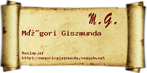 Mágori Giszmunda névjegykártya